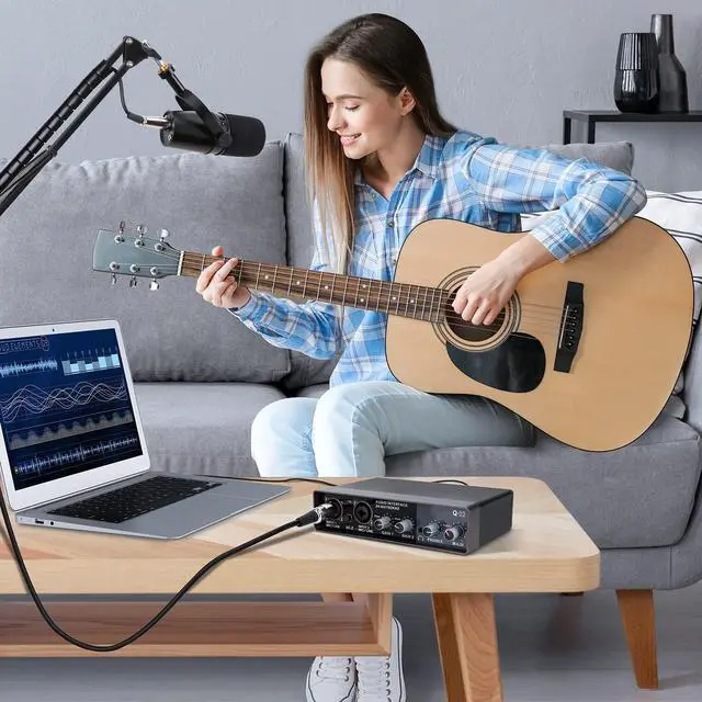Alt view image 7 of 7 - USB Audio Interface for Recording Music, AudioBox Mic Preamps 48v 2 Channel for Streaming and Podcasting Recording