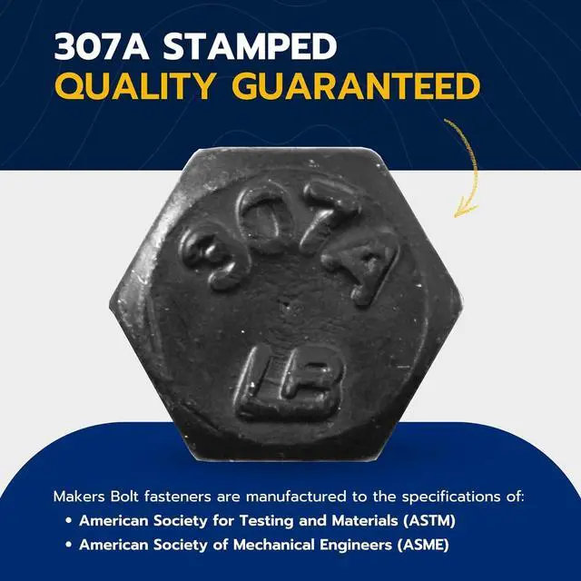 Alt view image 4 of 7 - 3/8 x 2-1/2 (50 Pack) Lag Screw Kit, 50 Screws and 50 Washers, Ceramic Black Ruspert Coating for Exterior Use, Meets ASTM A307 and ASME B18.2.1, Industrial/Commerical Grade by