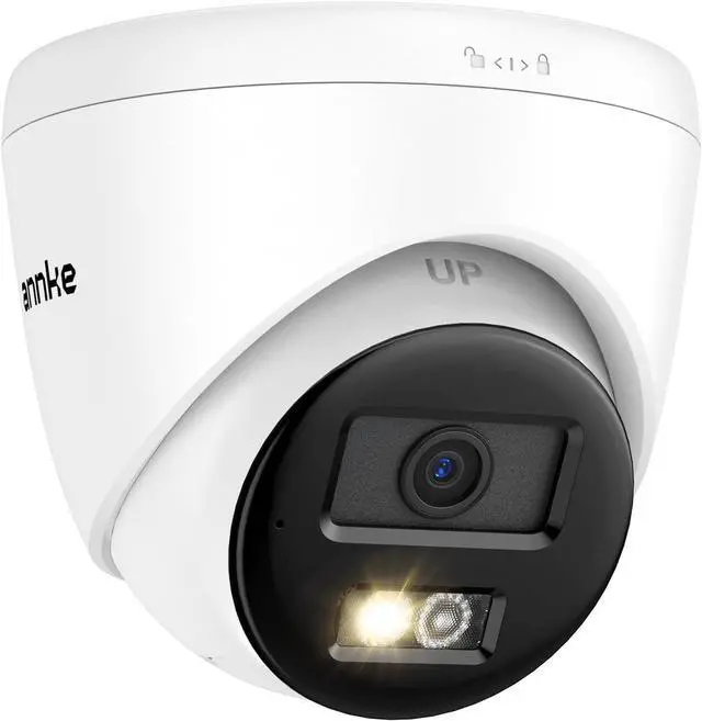 Main image of ANNKE 3K 5MP PoE Camera, 2.8mm Lens, 123° Wide Angle, IP Dome Security Camera Outdoor Indoor, Two-Way Audio, Color Night Vision, AI Human Detection, 24/7 Recording, IP67, 512GB SD Card Slot