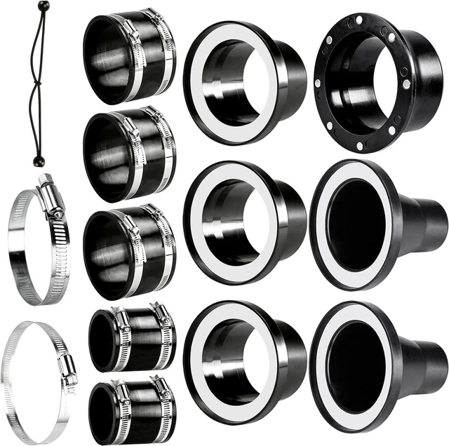Main image of Magnetic Dust Collection Fittings Kit 4" & 2.5" Hose Adapter Set