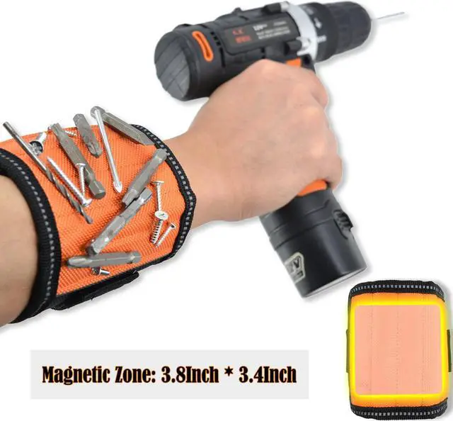 Alt view image 4 of 7 - 3-In1 Drill Holster Set, Heavy-Duty Power Drill Holster | Tool Belt For Drill With Magnetic Wristband, Quick Drill Holster With Belt, Tool Belt Holster For Drill, Drill Tool Belt Men