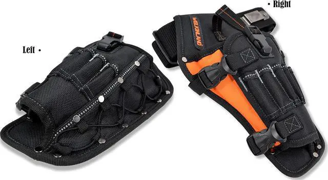 Alt view image 6 of 7 - 3-In1 Drill Holster Set, Heavy-Duty Power Drill Holster | Tool Belt For Drill With Magnetic Wristband, Quick Drill Holster With Belt, Tool Belt Holster For Drill, Drill Tool Belt Men