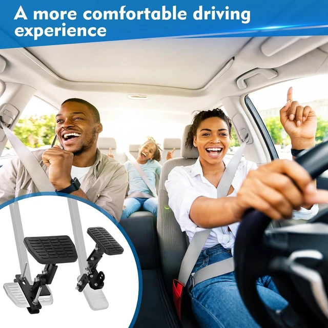 Alt view image 2 of 7 - Pedal Extenders for Short Drivers-Brake pedals suitable for most models(1.2in-2.3in)&Accelerator (1.7in - 3.5in) Extensions with Anti-Slip Design,Durable Metal Construction & Easy Installation