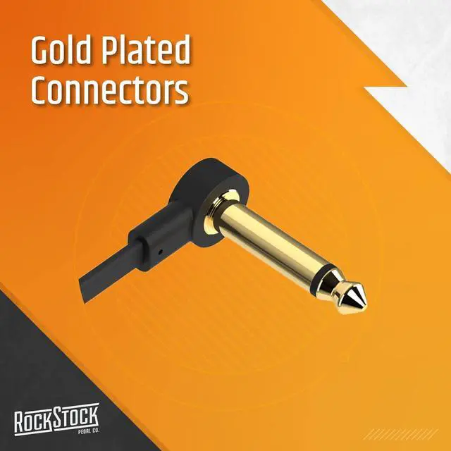 Alt view image 5 of 7 - Guitar Flat Patch Cables (Pack of 3) - 24 Inch C-Shape Ultra-Thin