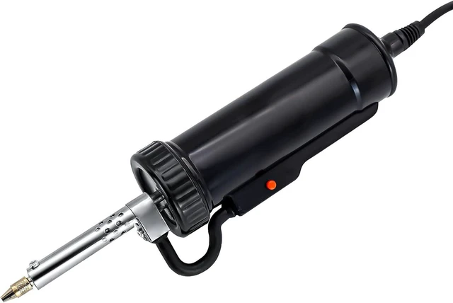 Alt view image 5 of 7 - Automatic Desoldering Pump Vacuum Solder Sucker Tool Portable AC110V 30W Electric Desoldering Gun Repair Solder Removal Tool Solder Sucker Iron Tin for DIY with 3 Soldering Suction Tips