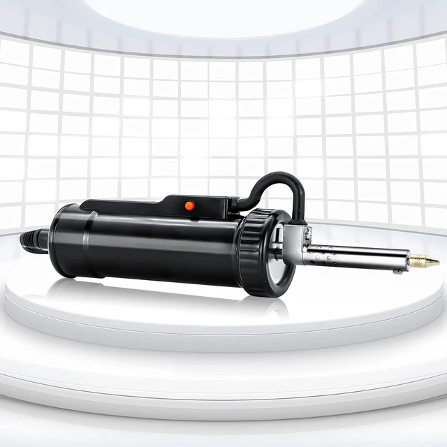 Alt view image 4 of 7 - Automatic Desoldering Pump Vacuum Solder Sucker Tool Portable AC110V 30W Electric Desoldering Gun Repair Solder Removal Tool Solder Sucker Iron Tin for DIY with 3 Soldering Suction Tips
