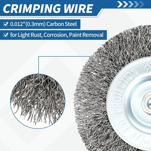 Alt view image 7 of 7 - 42 Pack Wire Wheel Cup & Pen Brush Set for Drill with 1/4" Shank