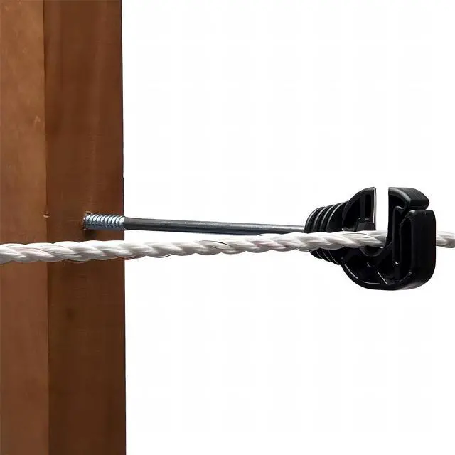 Alt view image 3 of 7 - Electric Fencing Premium Stand Off/Long Arm Multi Purpose Insulator for Polywire/Polytape/Rope/Wire PK130 with 1 Free Socket Tool/Drill Chuck