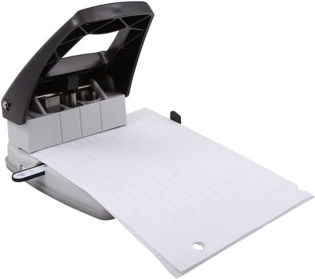 Alt view image 5 of 5 - SICURIX 3-in-1 ID Card Punch 5"x6"x4" 18 Sheet Capacity BLACK (80200)