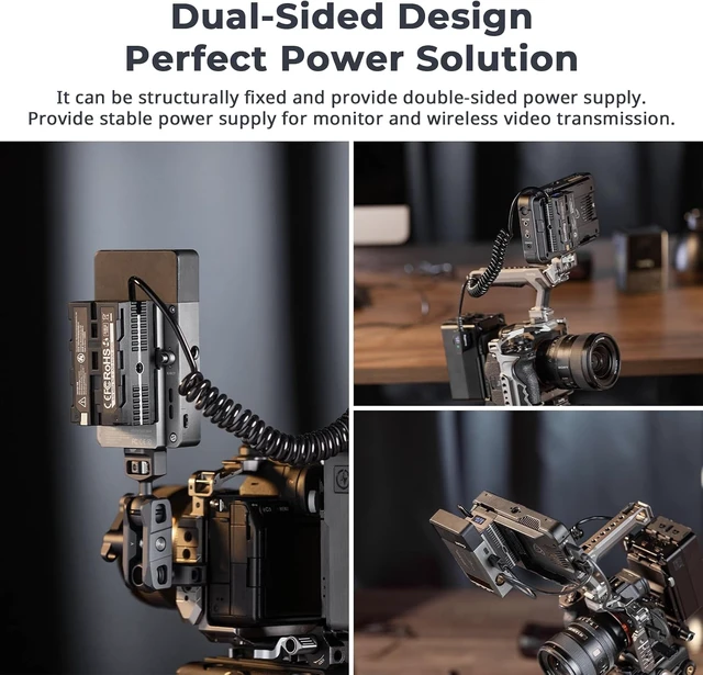 Alt view image 3 of 7 - NPF Dummy Battery, D-tap to Dual-Sided NP-F Power Cable - 4884