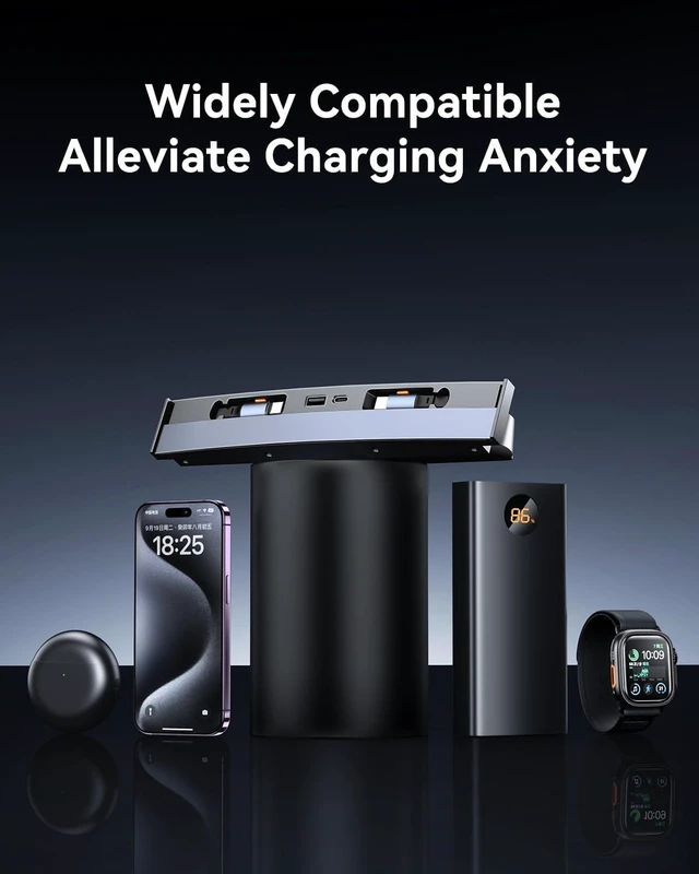 Alt view image 7 of 7 - 4-in-1 Phone Charger USB Hub for Tesla Model Y 2021-2024 &Model 3 2021-2023