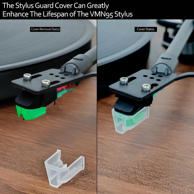 Alt view image 5 of 6 - AT-VMN95E Elliptical Replacement Turntable Stylus for AT-VM95 Series Cartridges, Compatible with Audio-Technica AT-LP120X, AT-LP120XUSB, AT-LP120XBT-USB & AT-LP1240-USB