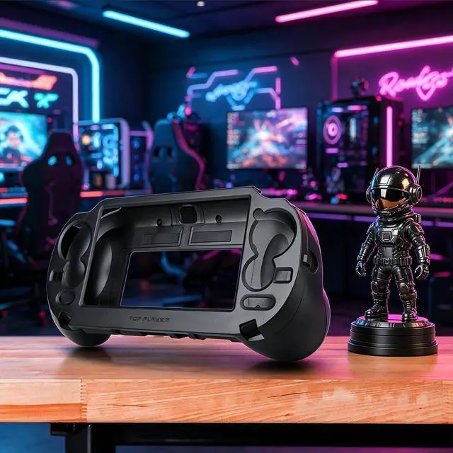 Alt view image 5 of 7 - L2 R2 Trigger Hand Grip Shell Controller Protective Case for PS Vita 1000