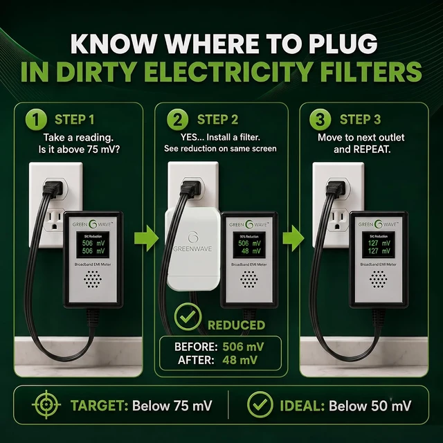 Alt view image 6 of 7 - Calibrated Broadband EMI Dirty Electricity Meter