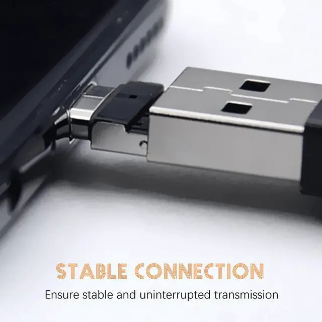 Alt view image 7 of 7 - USB C to USB Adapter, 10 Pack Miniest USB C to A Male to Female Adapter, Hidden and Slim Converter Adapter for USB Cable.