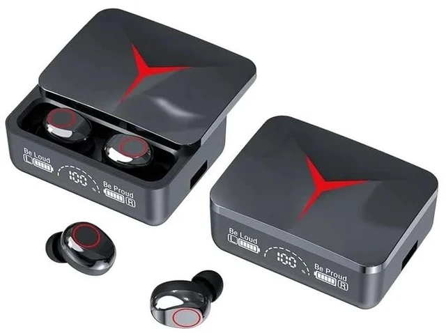 Alt view image 2 of 7 - Wireless Earbuds with Noise Canceling Mic, Bluetooth 5.3, Waterproof, Touch Control, LED Display, Gaming Headset, HD Call, Voice Assistant, HiFi Stereo Sound, 150 H, Wireless Earphone,, Black