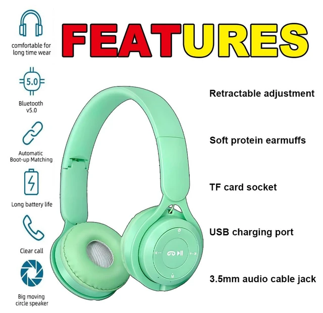 Alt view image 4 of 7 - Upgraded Hybrid Noise Cancelling Headphones with Transparent Modes Wireless Bluetooth with Mic Deep Bass Soft-Earpads Hi-Fi Audio Comfortable Fit Long Playtime for Home Office Travel Over Ear Green