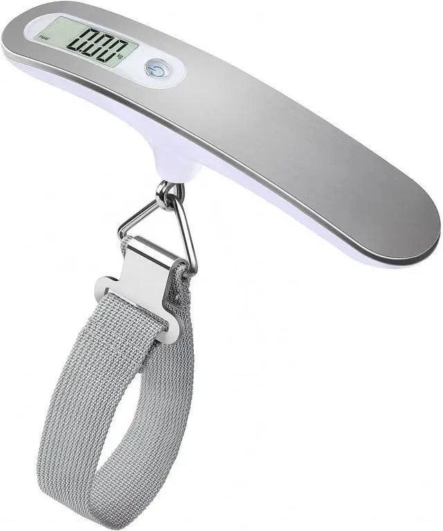 Main image of High Precision Digital Travel Scale for Suitcase Luggage Weight 110lb 50KG Capacity Silver