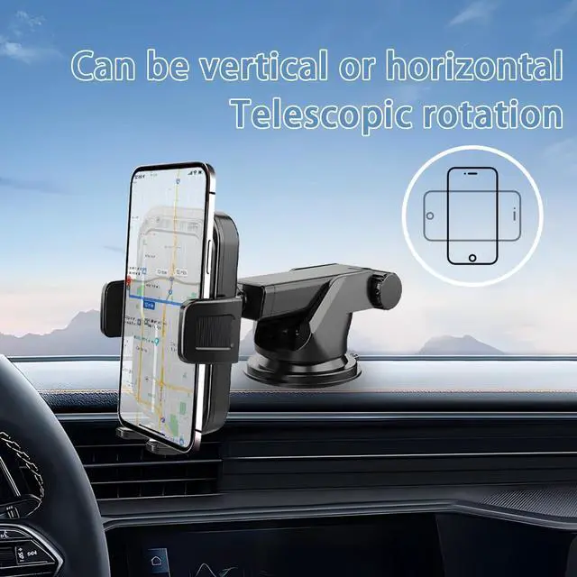 Alt view image 6 of 18 - SOEWIOU Car Cell Phone Mount, Rotatable Vehicle Air Vent Cellphone Holder with Suction Cup Base, Hands Free Automotive Smartphones Bracket Accessories, Universal for SUV, Sedan, Truck