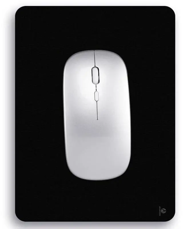 Main image of Small Mouse Pad 6 x 8 Inch, Mini Mouse Pad Thick for Laptop Wireless Mouse Home Office Travel, Portable & Washable (Black)