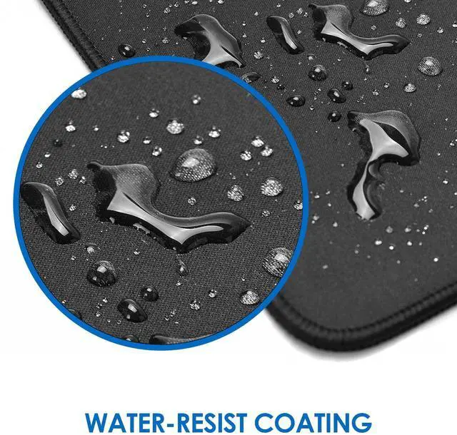 Alt view image 5 of 20 - RGB Extended Gaming Mouse Pad, 35.4 x 15.7 Inch Desk Mat with Stitched Edges, Micro-Weave Surface, Non-Slip Rubber Base, Water-Resistant Coating - OEM