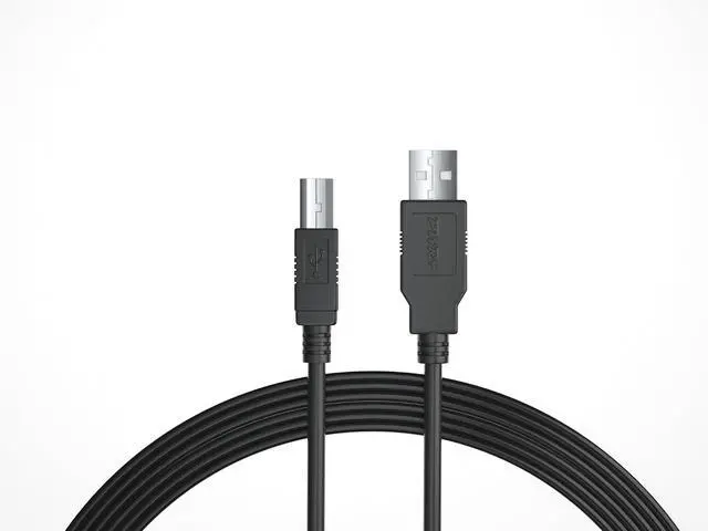 Alt view image 7 of 7 - 12Ft Extra Long USB-Printer-Cable 2.0 for OfficeJet LaserJet Envy Pixma Workforce Stylus Expression Home Silhouette Cameo Scanner Fax Cord