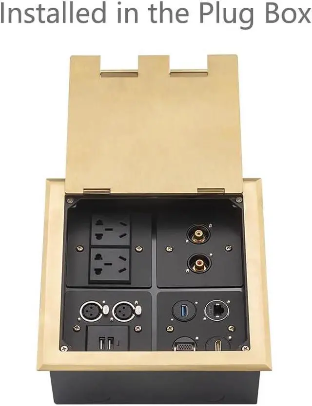 Alt view image 3 of 6 - USB 3.0 Panel Mount Adapter D Type with Waterproof Cover - Female to Female Speed up to 5Gbps for Data Transfer External Hard Disk File Transfer Mouse Keyboard