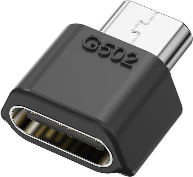 Main image of USB-C Adapter Compatible with G502 Wireless Gaming Mouse Micro USB to Type-C Converter | Model-Specific Fit | Support Charge & Data Sync | 3-Second Install | 10K+ Durability