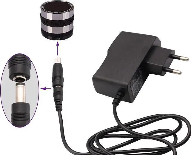 Alt view image 6 of 7 - USB Mini DC Power Adapter 2-Pack Black Mini USB 2.0 Male Jack