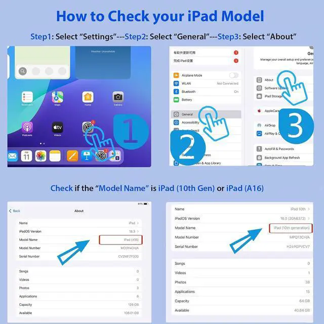 Alt view image 3 of 7 - USB C Adapter for Pencil 1st Generation USBC Pencil Charger Adapter USB-C to for Lightning Specific Compatible with 10th/11th Type C iPencil 1 Dongle Pen Connector Pair for A16 2025