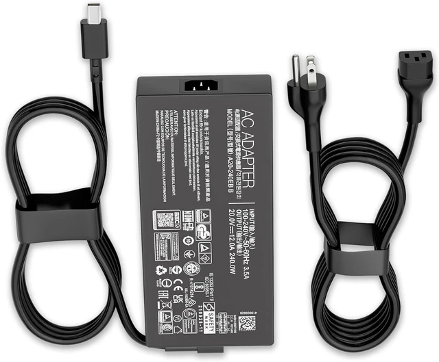 Main image of 240W Charger Compatible with Asus TUF A14 A16 A18 FA401 FA608 FA808 ProArt P16 PZ13 ROG Zephyrus G14 G16(2024 2025) GU605 GA605 GA403 Flow V16 Z13 ADP-240EB B 20V 12A Power Supply AC Adapter Cord