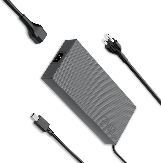 Alt view image 2 of 7 - 240W Charger Compatible with Asus TUF A14 A16 A18 FA401 FA608 FA808 ProArt P16 PZ13 ROG Zephyrus G14 G16(2024 2025) GU605 GA605 GA403 Flow V16 Z13 ADP-240EB B 20V 12A Power Supply AC Adapter Cord