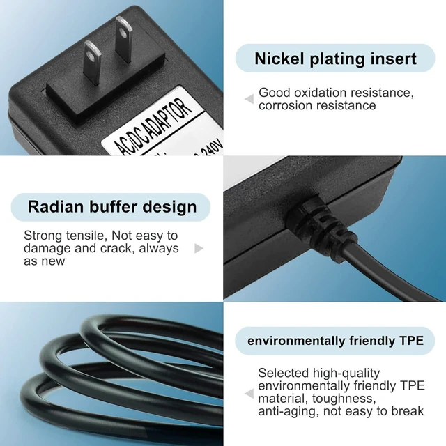 Alt view image 4 of 6 - 14V 3A Power Adapter Monitor Charger for Samsung Monitor 15" 17" 18" 19" 20" 22" 23" 24" 27" 32" Samsung SyncMaster S22C300H P2770 SA350 UE590 S27D360H S27E390 Monitor TV AC DC Power Supply Cord Cable