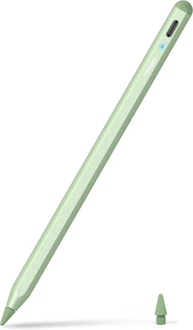 Main image of Metapen Pencil A8 for iPad 2018-2026 (2X Faster Charge) Tilt Sensitivity Pixel Precision Stylus Pen for iPad 11/10/9/8/7/6th Gen Pro 12.9/11/13-inch M4 Air 3/4/5/M2/M3 Mini 5/6th Green