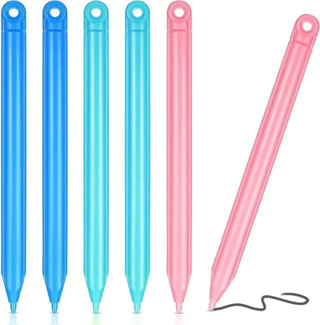 Main image of 6 Pcs LCD Writing Tablet Pen Replacement for Kids Drawing Tablet Doodle Board Kids Stylus Pen for Drawing Pad 3 Colors