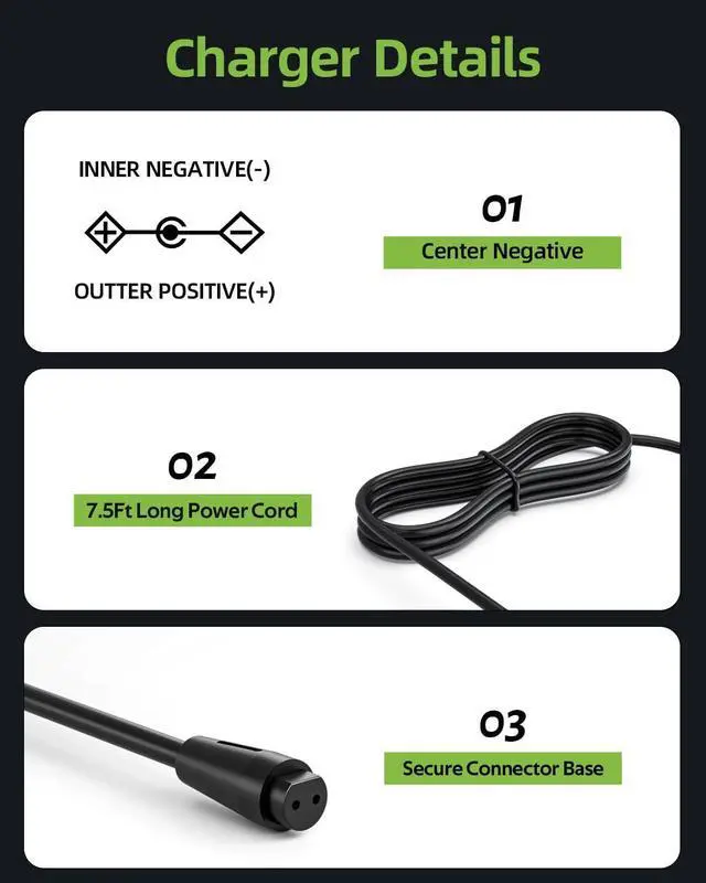 Alt view image 5 of 7 - Charger Fit for Asus Laptop with Round Port - for Vivobook, Zenbook & More Replacement, 65W/45W/33W, LED Indicator, 7.5Ft Power Cable