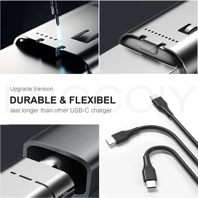 Alt view image 2 of 5 - 20V 3.25A 65W USB-C Laptop Charger for Dell Pro 16 14 13 Plus
