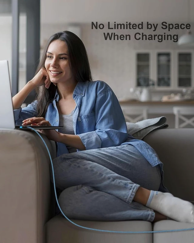 Alt view image 6 of 7 - USB C to Magnetic 3 Cable 140w Type C Mag-safe3 Fast Charging Power Cord