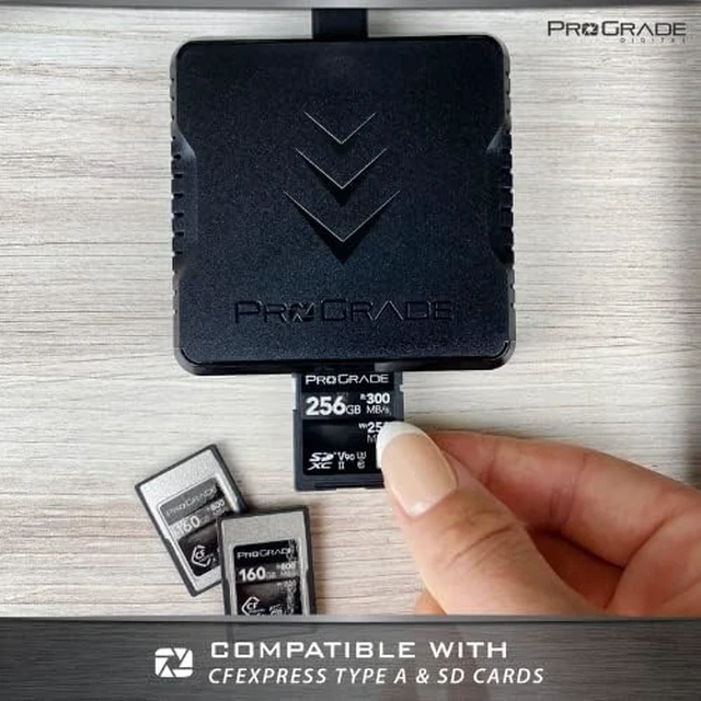 Alt view image 2 of 5 - CFexpress Type A & SDXC Card Reader USB 3.2 (PG09)