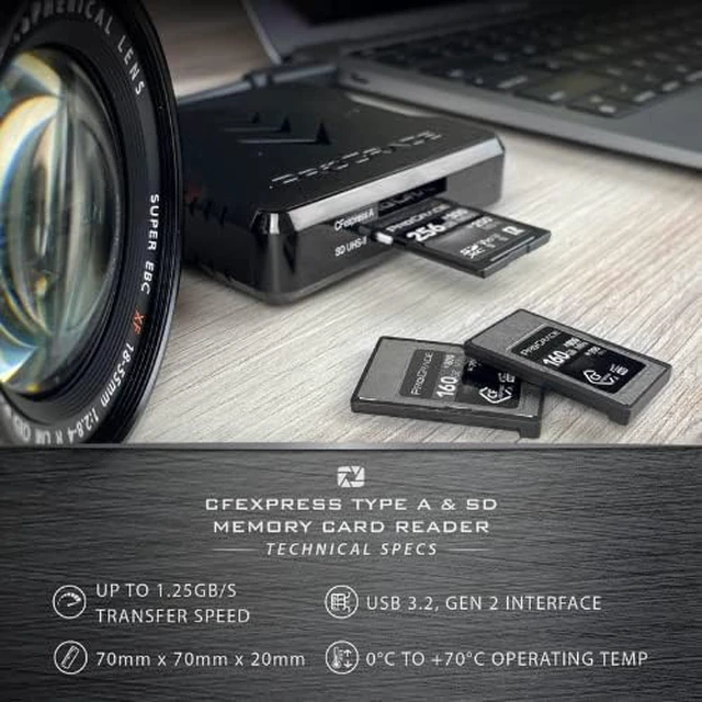 Alt view image 4 of 5 - CFexpress Type A & SDXC Card Reader USB 3.2 (PG09)
