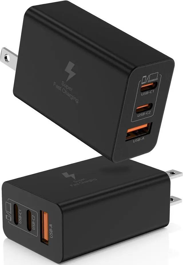 Main image of USB C Charger Block 65W GaN Super Fast Charging Station Hub USB C Cube Plug 100W Type C Power Adapter Brick Box for MacBook Pro/Air iPad iPhone 17 16 15 Pro Max Galaxy S26+ S25 S24 Ultra