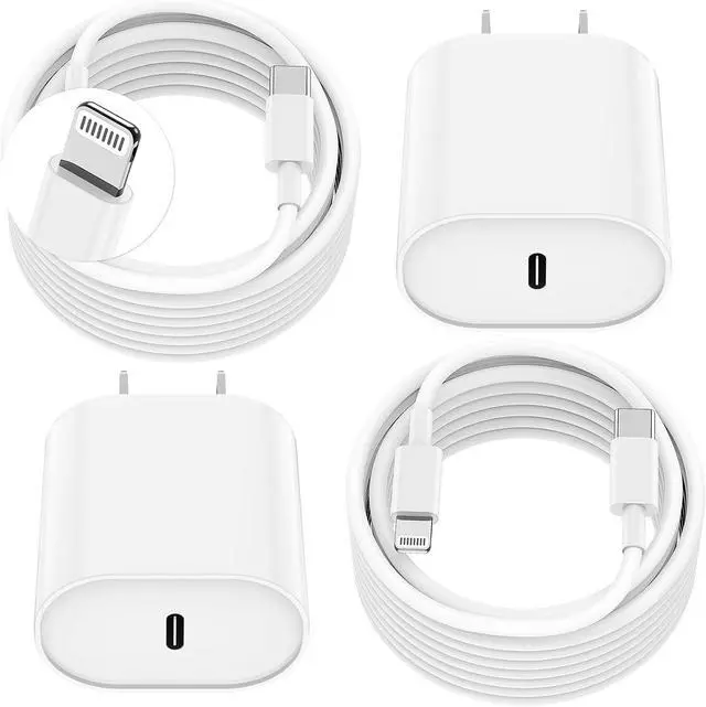 Main image of Phone Charger Fast Charging 10 FT 2-Pack 20W PD USB C Block with iPhone 14 13 Charger Cable 10 Foot Compatible with iPhone 14 Pro 13 Pro Max 12 11 Pro Mini