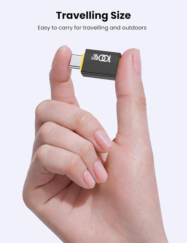 Alt view image 6 of 6 - USB C to USB Adapter 10Pack 5Gbps/100W C Male to USB 3.0 Female Converter