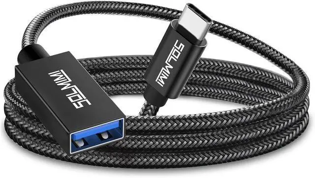 Main image of USB C to USB 3.1 Adapter (7.5ft)-5Gbps USB-C Male to USB-A Female OTG Adapter Cable Compatible with MacBook Pro/Air iPhone 16 Pro Max/16 Plus/16e/15 S25/S24/S23
