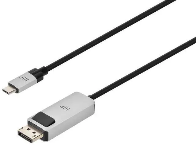 Main image of Monoprice USB-C to DisplayPort 1.4 Active Cable - 8K60 4K120 Retimer IC HDR Locking Connector 10ft Black