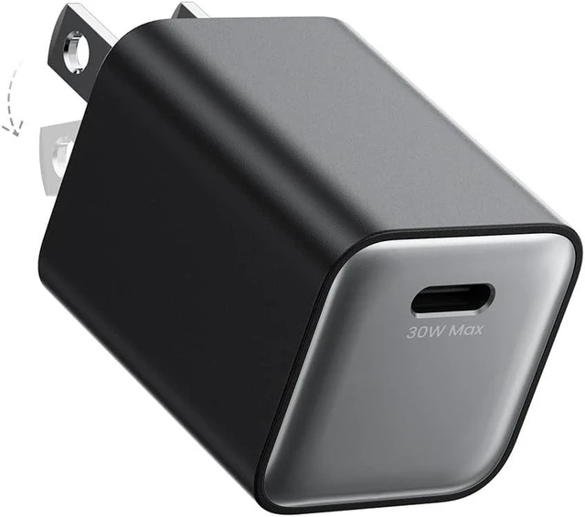 Main image of 30W GaN USB C Wall Charger Compact Charger Block with PD3.0