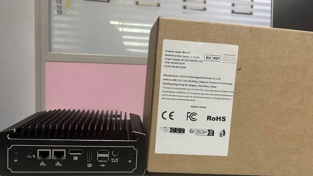 Alt view image 2 of 4 - PARTAKER Industrial Computer, Fanless Mini PC, Win-11 or Linux Ubuntu, I5 7267U 7300U, I27, 2 x LAN, GPIO, 6 x COM RS232 422 485, 16G RAM, 256G SSD