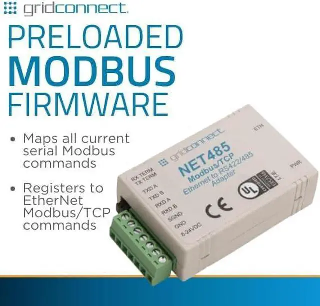 Alt view image 6 of 7 - GC-NET485-MBModbus RS485 Adapter
