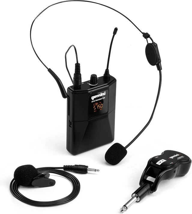 Main image of UHF Wireless Headset & Lavalier System, Rechargeable (GMU-HSL100)