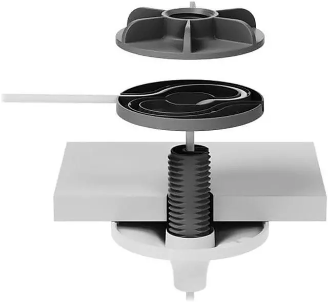 Alt view image 5 of 6 - Mic Pod Pendant Mount-OFF-WHITE-9004 952-000123